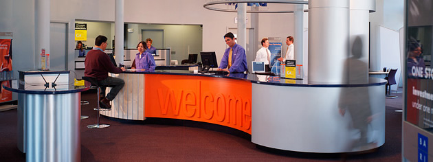 Bank Welcome Area